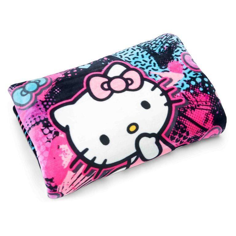 Sanrio Hello Kitty Slumber Kitty Cloud W/Sherpa Slumber Bag
