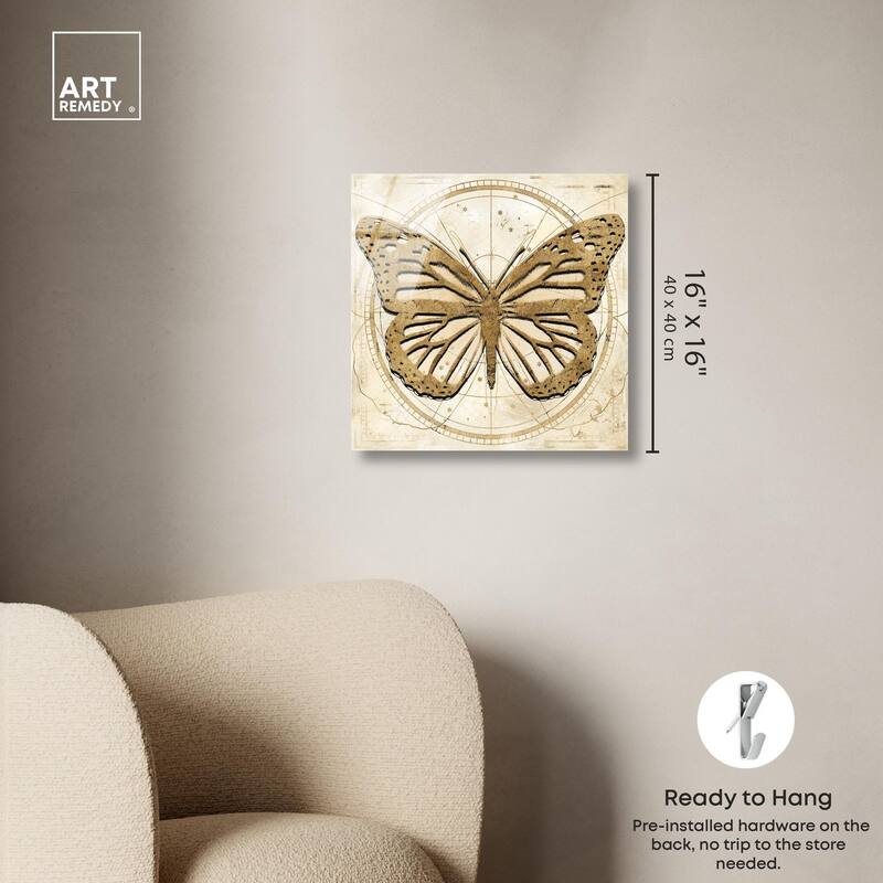 Astro Fluttering Wings Acrylic by Art Remedy, Ready to Hang