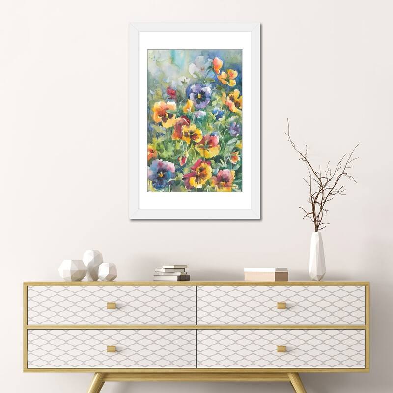 iCanvas "Picture Perfect Pansies" by Annelein Beukenkamp
