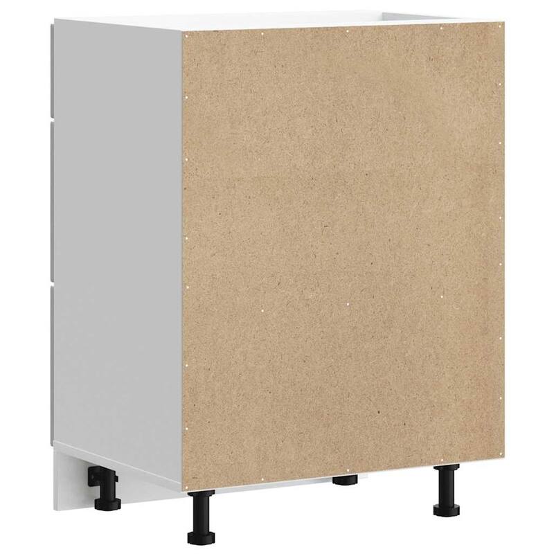 vidaXL Kitchen Base Cabinet Concrete Grey Engineered Wood Standard - 18.1 x 23.6 x 32.1