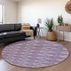 preview thumbnail 130 of 143, Premium Washable Super Soft Geo Diamonds Mayfield Rug Purple - 8' x 8'