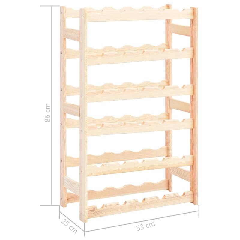 vidaXL Countertop Wine Rack Wine Bottle Holder Pantry Wine Storage Organizer