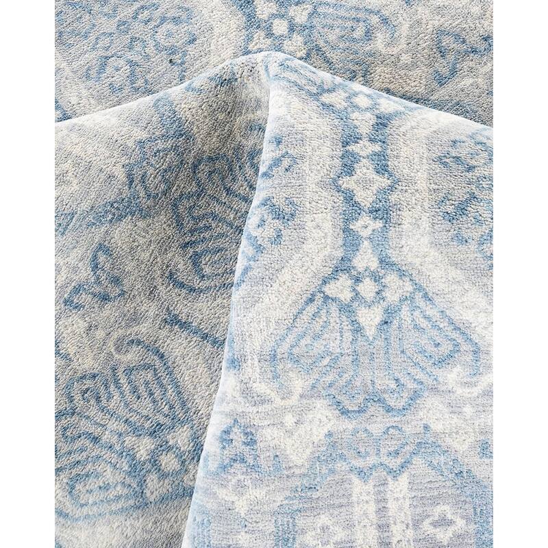 Ikat One-of-a-Kind Hand-Knotted Area Rug, Beige - 8' 2" x 10' 2"