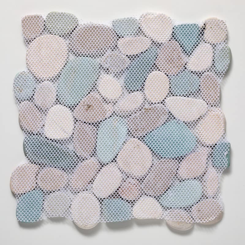 Sliced Pebble 11 in. x 11 in. Mesh-Mounted Mosaic Wall and Floor Tile