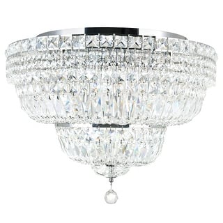 Stefania 16 Light Chrome Flush Mount