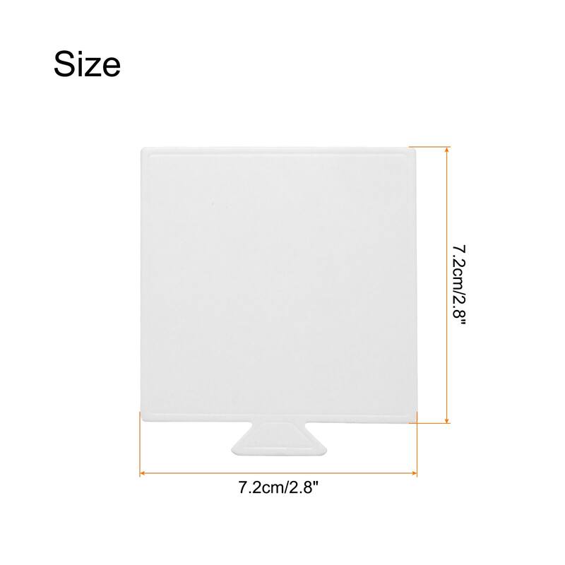 200pcs Mini Cake Boards, Mousse Cake Cardboards Square for Cake Bases - White - 2.8 x 2.8 inch