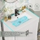 preview thumbnail 25 of 45, 24"/30"/36" Retro Bathroom Vanity W/ Drop in Sink Combo Cabinet Set