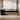 78.7" L-Shaped Executive Desk with File Cabinet  Dark Walnut + Black