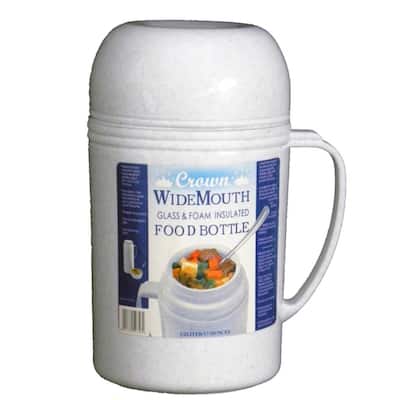 Brentwood 0.5L Glass Vacuum/Foam Insulated Food Thermos