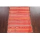 preview thumbnail 3 of 13, Vintage Tribal Moroccan Oriental Staircase Runner Rug Wool Flat-weave - 4'3" x 8'7"