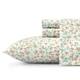 Laura Ashley Cotton Flannel-Soft-Deep Pocket-Sheet & Pillowcase Set