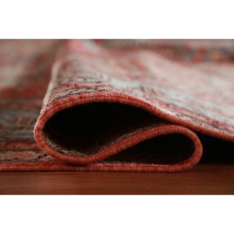 Vegetable Dye Heriz Serapi Oriental Large Rug Handmade Wool Carpet - 10'2"x 14'1"