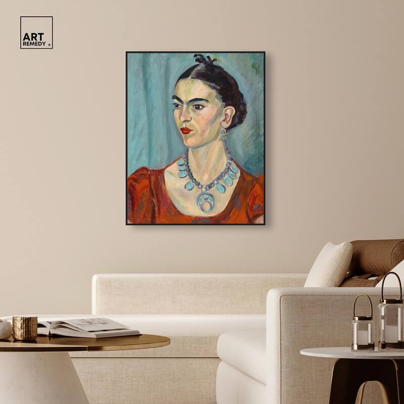 Frida Kahlo by Magda Pach 1933 Canvas by Art Remedy