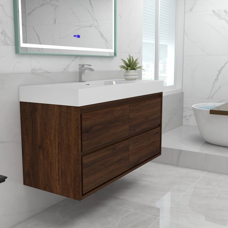 Morava 48" Floating Vanity with Single Sink - 48