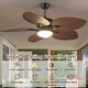 preview thumbnail 25 of 64, 44"/52" Palm Leaf Tropical Ceiling Fan with Light and Remote,Indoor and Outdoor Ceiling Fan,Waterproof