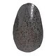 preview thumbnail 4 of 3, Chiseled Texture Black Iron Elongated Tray, Small - 2H x 20W x 5D