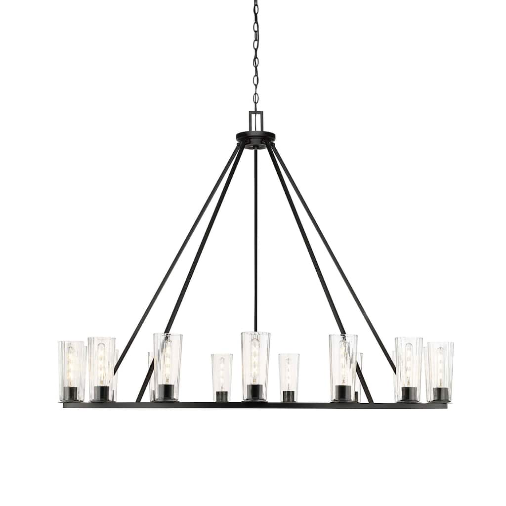 Z-Lite 826-15 Titus 15 Light 63" Wide Candle Style Chandelier