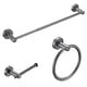 preview thumbnail 1 of 31, 3 Piece Bathroom Hardware Set Wall Mount Adjustable Towel Bar, Hand Towel Ring, Toilet Paper Holder With Mounting Hardware Grey