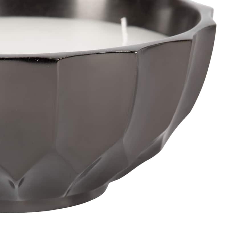 Kate and Laurel Plete Round Wax Candle Bowl