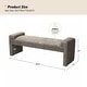 preview thumbnail 11 of 37, Roland Modern 58.5''W Upholstered Bedroom Bench by HULALA HOME