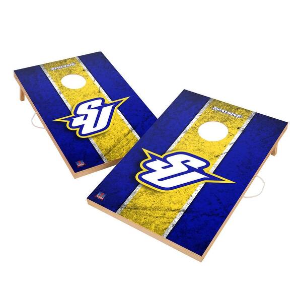 slide 2 of 5, Vintage Spalding Golden Eagles Regulation 2x4 Cornhole Set