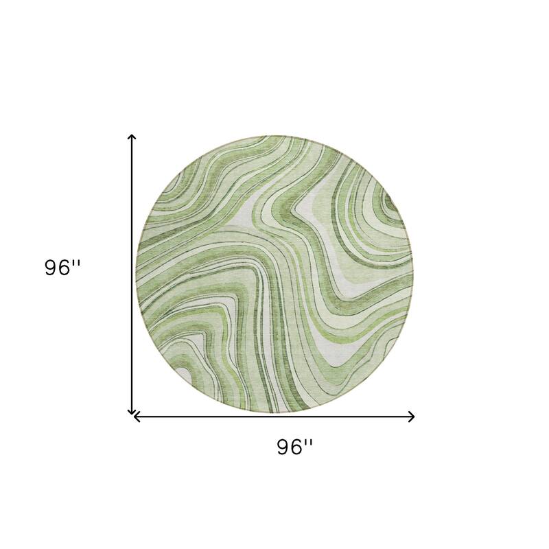 HomeRoots Abstract Transitional Rectangle Outdoor Rug