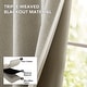 preview thumbnail 16 of 28, Deconovo Linen Blackout Curtains Grommet Drapes for Living Room 2 Panels