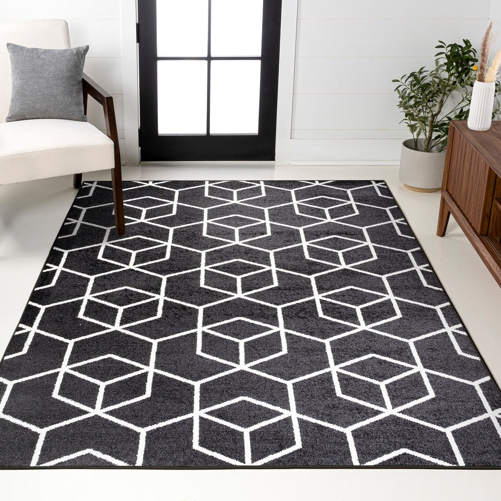 JONATHAN Y Cole Blocks Modern Geometric Area Rug