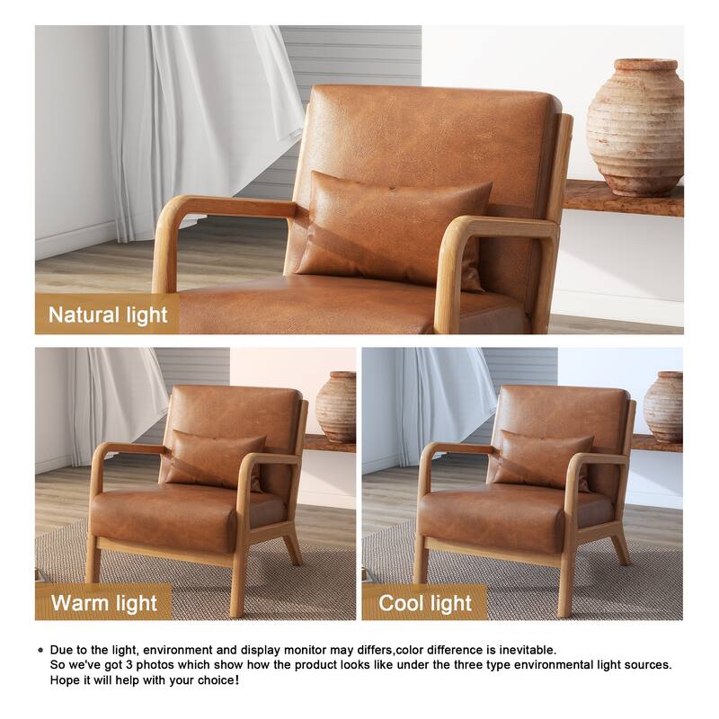 Modern Upholstered Accent Chairs for Living Room