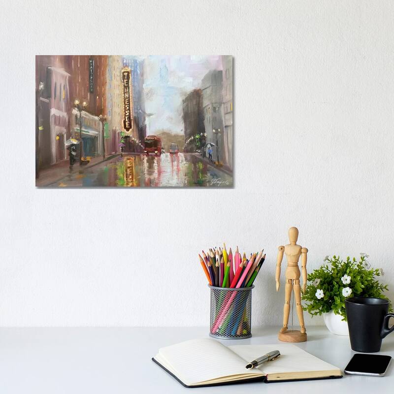 iCanvas "Knoxville TN" by Jennifer Stottle Taylor Canvas Print - 8x12x0.75