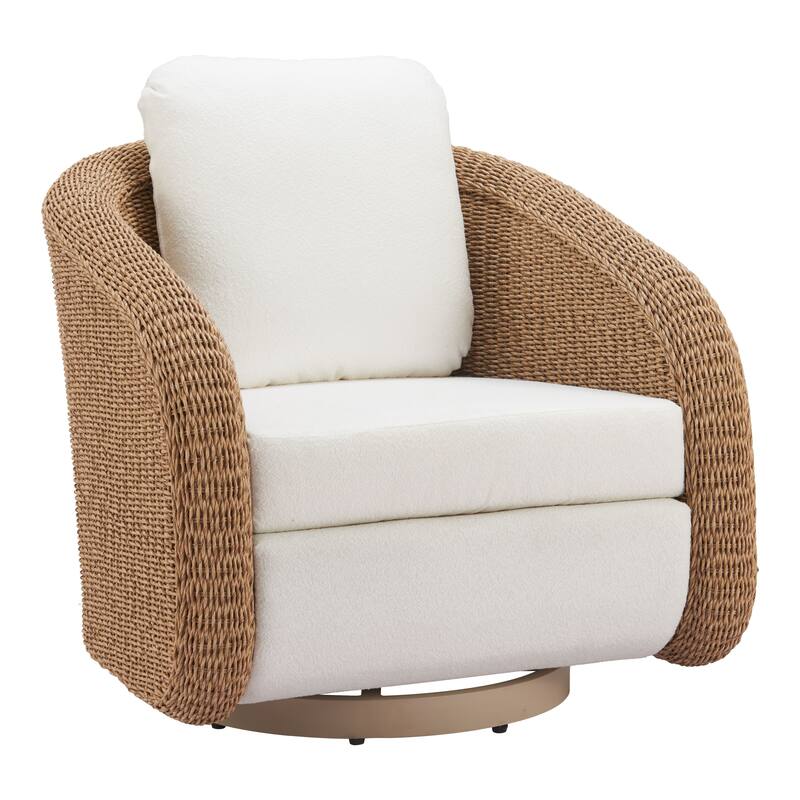 Solara Swivel Chair Ivory