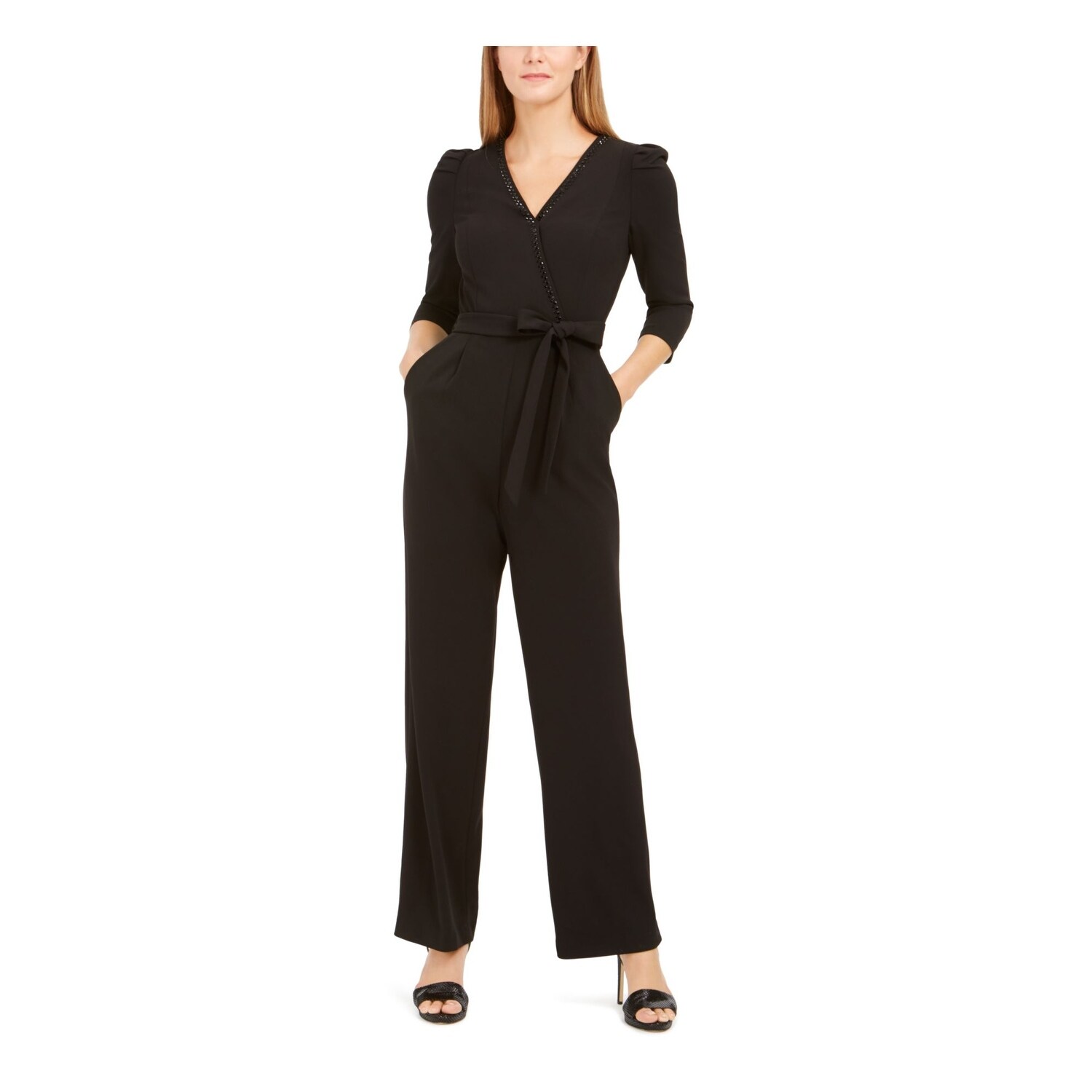 Ladies black jumpsuit size 12 clearance