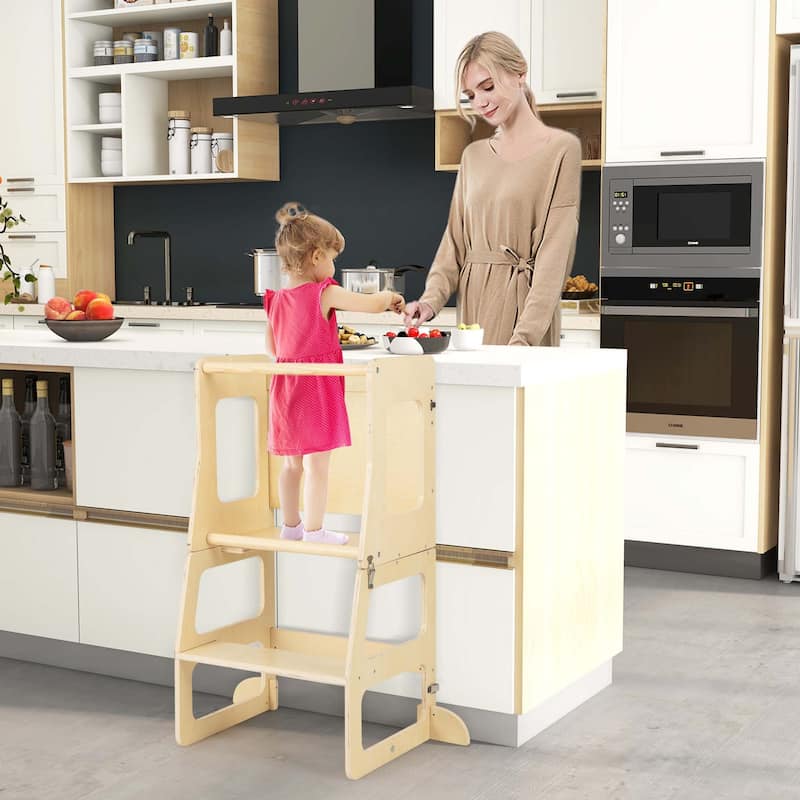 Costway 7-in-1 Toddler Climbing Toy Set with Reversible Ramp - See Details