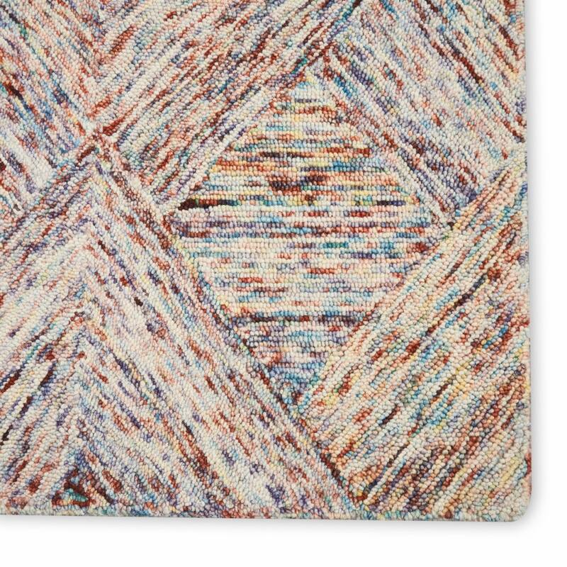 Cizim Power Loomed Geometric Modern Soft Area Rug By HomeRoots - 90' X '60' X '0.5