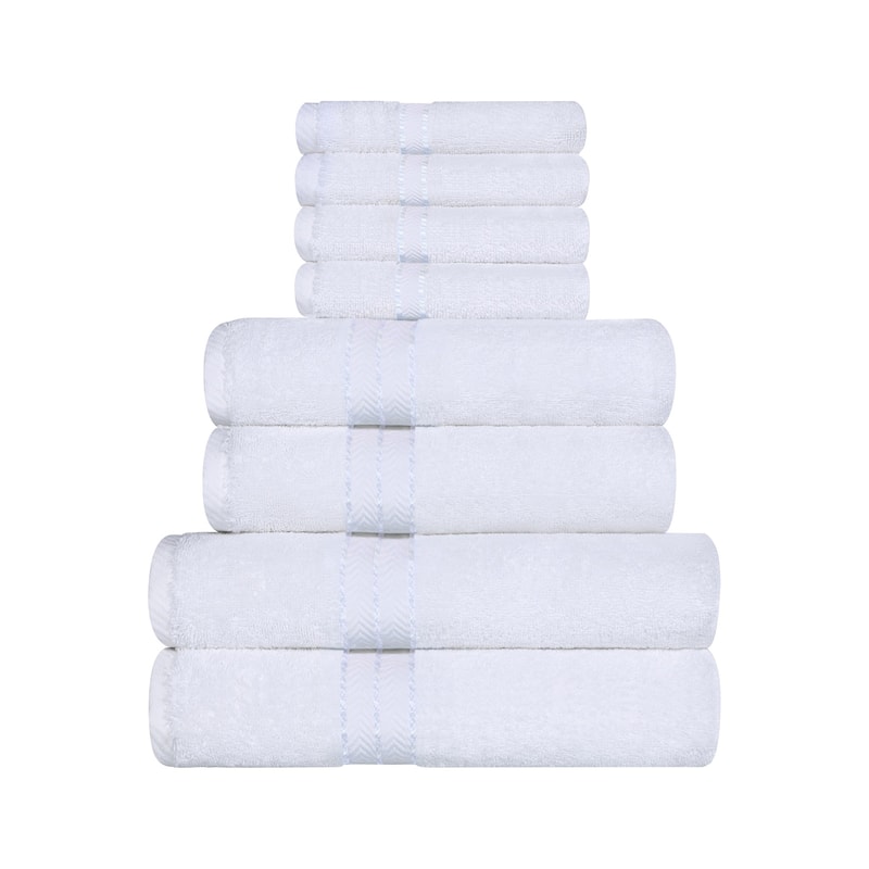 Turkish Cotton 8 Piece Absorbent Heavyweight Towel Set by Superior