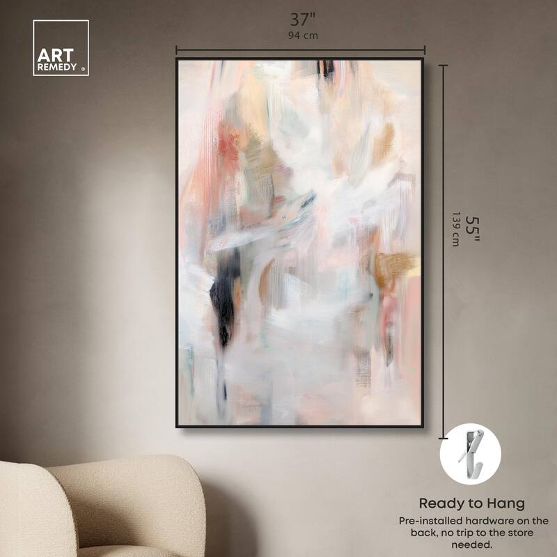 Drifting Colors II Canvas by Art Remedy