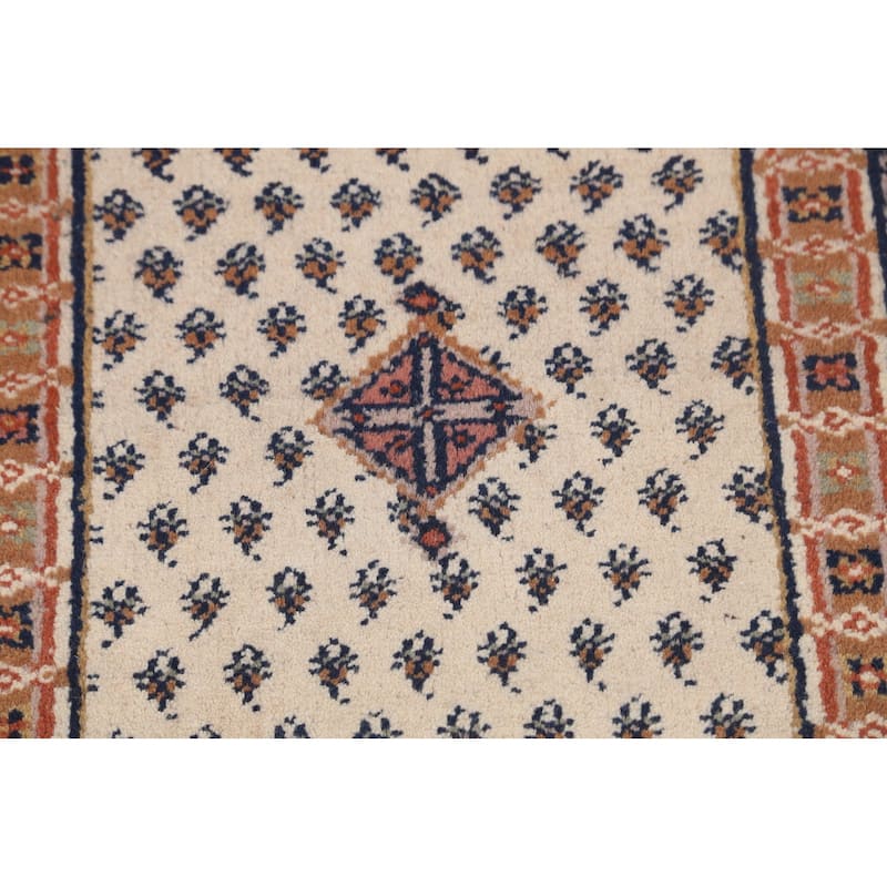 Paisley Botemir Oriental Boteh Area Rug Wool Handmade Carpet - 1'11" x 3'1"