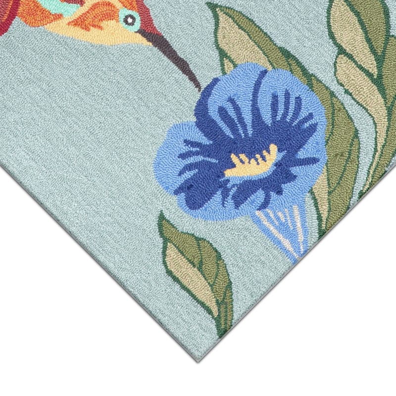 Liora Manne Frontporch Hummingbird Indoor/Outdoor Rug