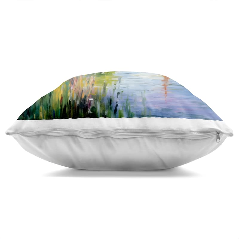 Stupell Boat Drifting Near Shore Decorative Printed Throw Pillow Design by Heidi Kuntz