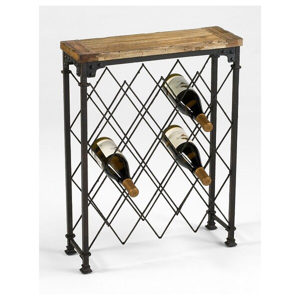 Cyan Design 4542 28.75" Hudson Wine Rack Wine Rack - Rustic - N/A