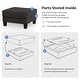 preview thumbnail 7 of 11, Furniture of America Xenia Modern Boucle Ottoman with Storage
