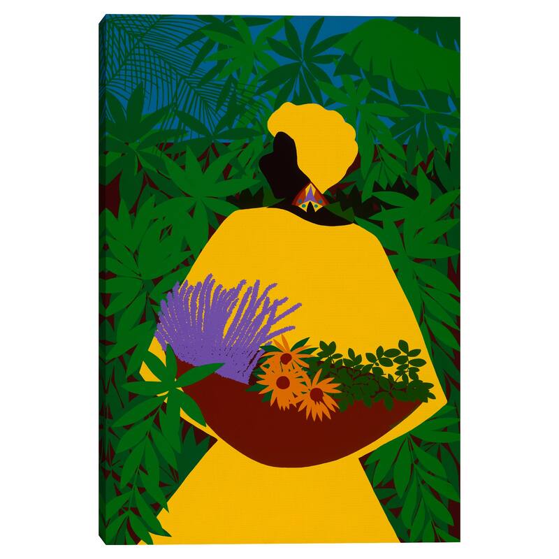 Aja Yoruba Goddess of Healing by Synthia SAINT JAMES Canvas Art Print