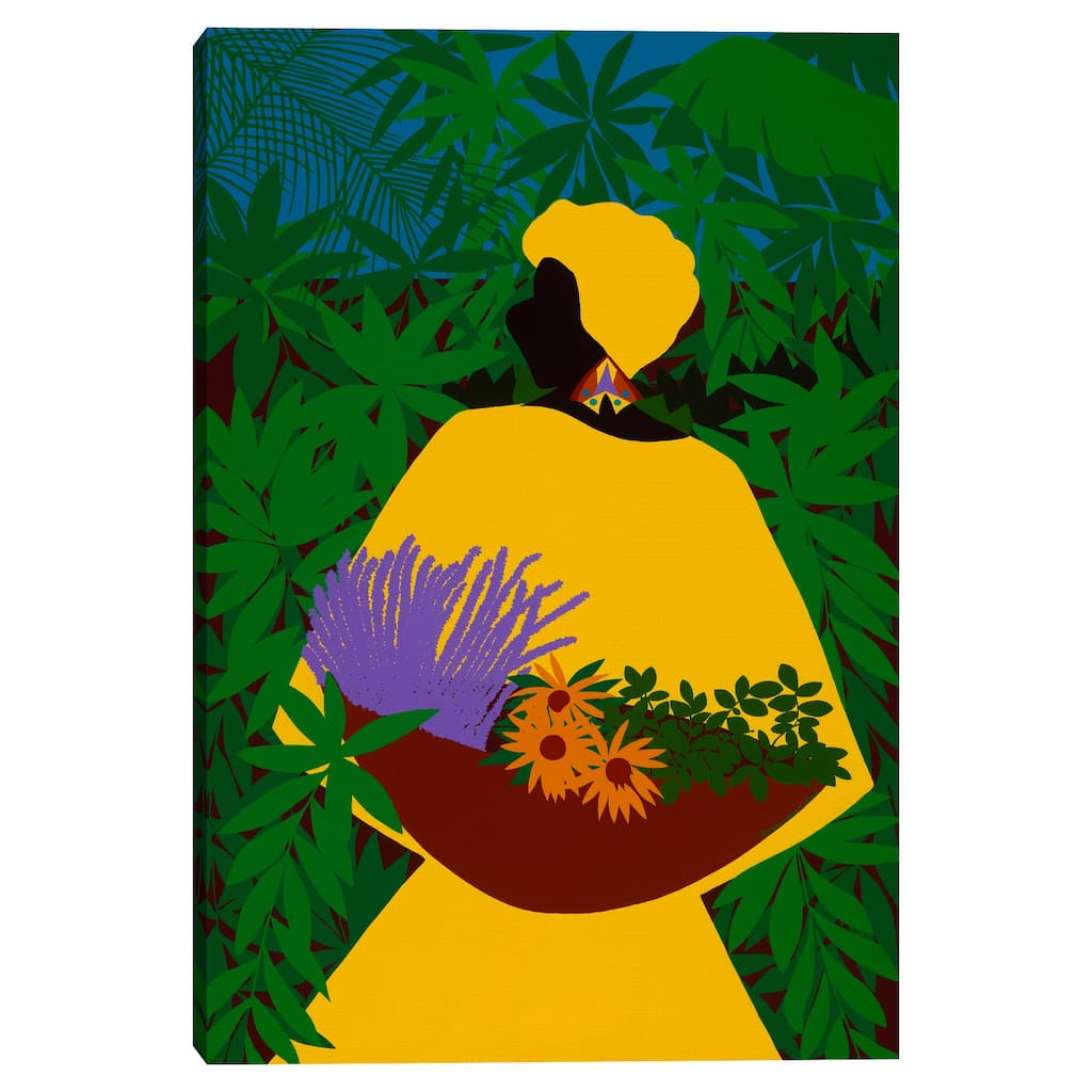 Aja Yoruba Goddess of Healing by Synthia SAINT JAMES Canvas Art Print