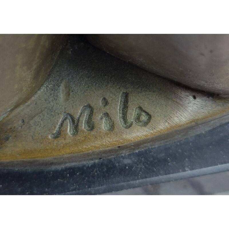 Pair Of Slender Siamese Cats Kittens Bronze Statue Sculpture Figure 9 Inches X 5 Inches