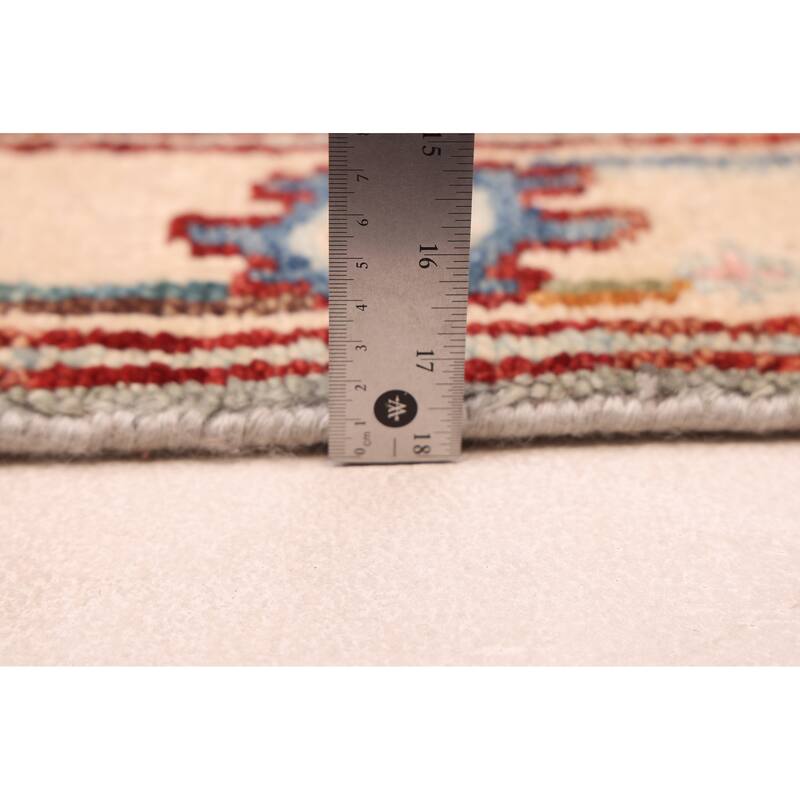 ECARPETGALLERY Hand-knotted Modern Oushak Sage Wool Rug - 2'6 x 10'7