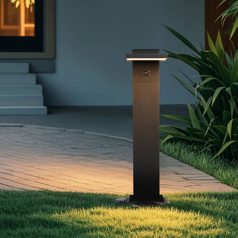 Solar Pathway Lights Outdoor with Motion Sensor IP65 Waterproof Path Lights for Driveway Adjustable Head