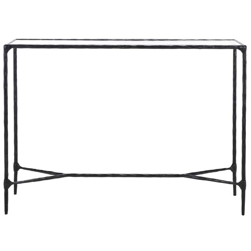 SAFAVIEH Couture Isabellina Metal And Glass Console Table - 42"W x 12"D x 30"H