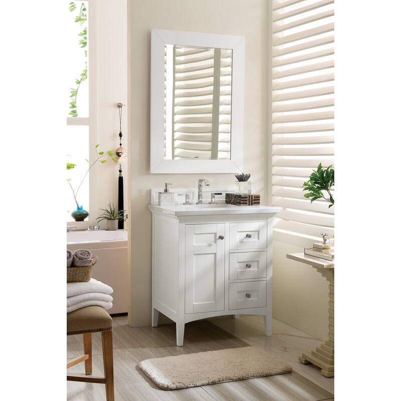 James Martin Vanities 527-V30-3WZ Palisades 30" Free Standing Single