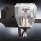 preview thumbnail 4 of 5, French Country Crystal 3-light Bathroom Vanity Light by Urban Ambiance - 7-1/2"H x 23"W x 7"Dep