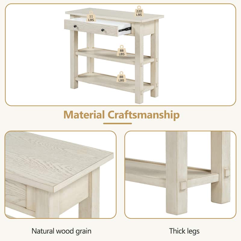 Entryway Table with Storage
